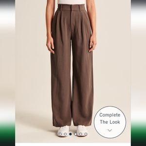 Abercrombie & Fitch tailored wide leg pants